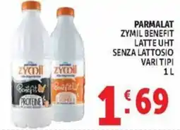 Deco Maxistore Parmalat Zymil Benefit Latte UHT senza lattosio offerta