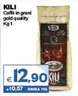 Boningros Cash and Carry Caffè in grani gold quality Kili offerta