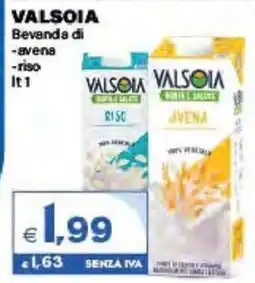 Boningros Cash and Carry Valsòia bevanda di avena e riso offerta