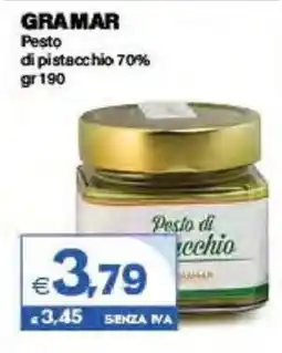 Boningros Cash and Carry Gramar pesto di pistacchio offerta