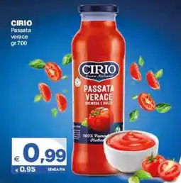 Boningros Cash and Carry Passata verace Cirio offerta