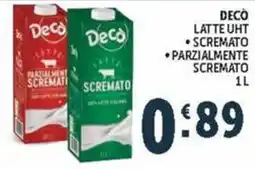 Deco Maxistore Decò latte UHT scremato offerta