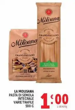 Deco Maxistore La Molisana pasta di semola integrale offerta