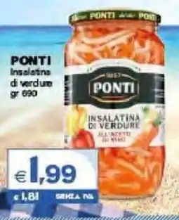 Boningros Cash and Carry Ponti insalatina di verdure offerta