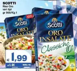 Boningros Cash and Carry Scotti ORO INSALATE Classiche 10' offerta
