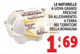 Deco Maxistore Uova grandi fresche Naturelle offerta