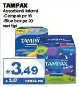 Boningros Cash and Carry Tampax asorbenti interni offerta