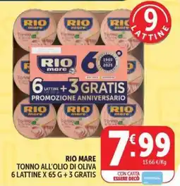 Deco Maxistore Rio Mare Tonno all'olio di oliva offerta