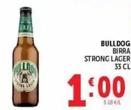 Deco Maxistore Bulldog birra strong lager offerta