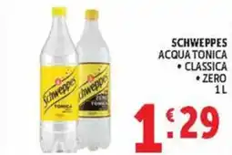 Deco Maxistore Schweppes acqua tonica classica zero offerta