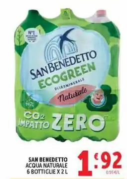 Deco Maxistore San Benedetto acqua naturale offerta
