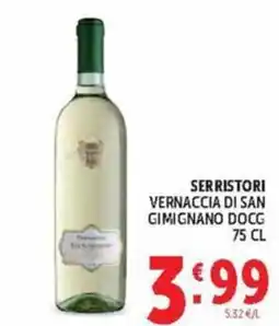 Deco Maxistore Serristori Vernaccia di San Gimignano DOCG offerta