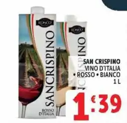 Deco Maxistore San Crispino vino d'Italia offerta