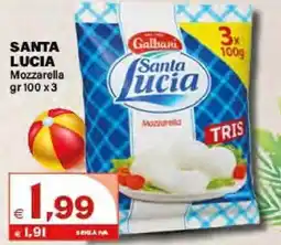 Boningros Cash and Carry Santa Lucia Mozzarella offerta