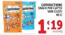 Deco Maxistore Catisfactions snack per gatto offerta
