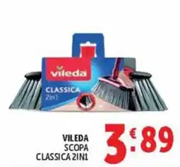 Deco Maxistore Vileda scopa classica 2in1 offerta