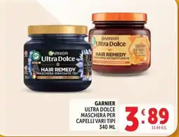 Deco Maxistore Garnier Ultra Dolce maschera per capelli vari tipi offerta