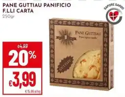 Pan Pane guttiau panificio f.lli carta offerta