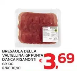 Ok Market Bresaola della Valtellina IGP Punta d'Anca Rigamonti offerta