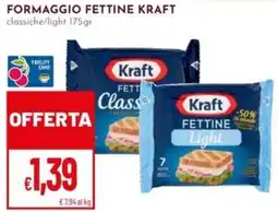 Pan Formaggio fettine Kraft offerta