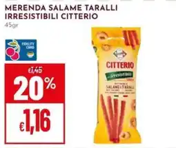 Pan Salame e taralli Citterio offerta