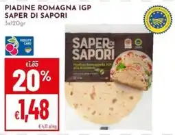 Pan Piadine romagna igp saper di sapori offerta