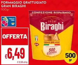 Pan Formaggio grattugiato Gran Biraghi offerta