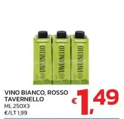 Ok Market Vino bianco, rosso Tavernello offerta