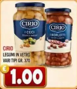 MercADone Cirio legumi in vetro offerta