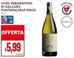 Pan Vino Vermentino di Gallura Funtanaliras DOCG offerta