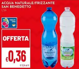 Pan Acqua naturale/frizzante San Benedetto offerta