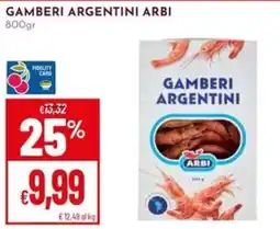 Pan Gamberi argentini Arbi offerta