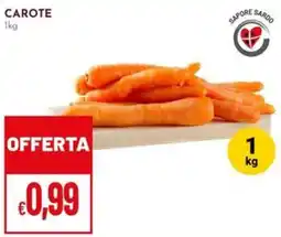 Pan Carote offerta