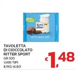 Ok Market Tavoletta di cioccolato Ritter Sport offerta