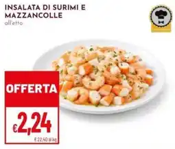 Pan Insalata di surimi e mazzancolle all'etto offerta