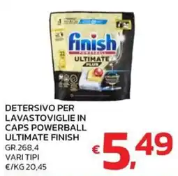 Ok Market Detersivo per lavastoviglie in caps powerball ultimate finish offerta