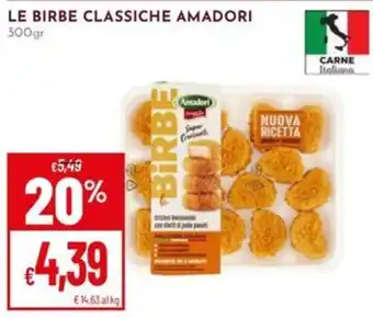 Pan Le birbe classiche Amadori offerta