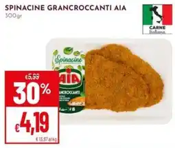 Pan Spinacine grancroccanti AIA offerta