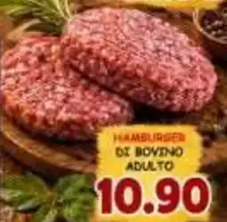 MercADone Hamburger di bovino adulto offerta