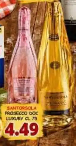MercADone Santorsola Prosecco Doc Luxury offerta