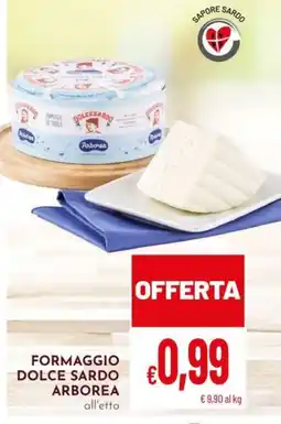 Pan Formaggio dolce sardo arborea offerta
