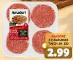 MercADone Amadori 4 hamburger offerta