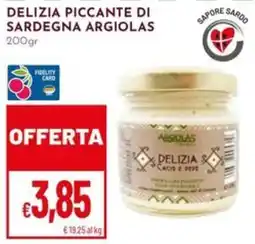 Pan Delizia piccante di Sardegna Argiolas offerta