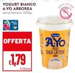 Pan Yogurt bianco A-Yo Arborea senza lattosio offerta