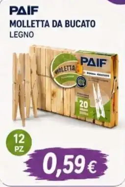 A Casa Mia Paif molletta da bucato legno offerta
