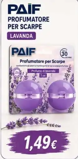 A Casa Mia Paif profumatore per scarpe lavanda offerta
