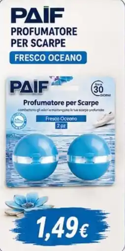 A Casa Mia Paif profumatore per scarpe fresco oceano offerta