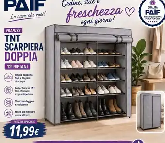 A Casa Mia Franzys TNT Scarpiera Doppia offerta