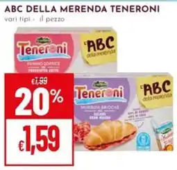 Pan ABC della merenda Teneroni offerta