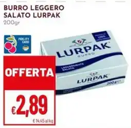 Pan Burro leggero salato Lurpak offerta